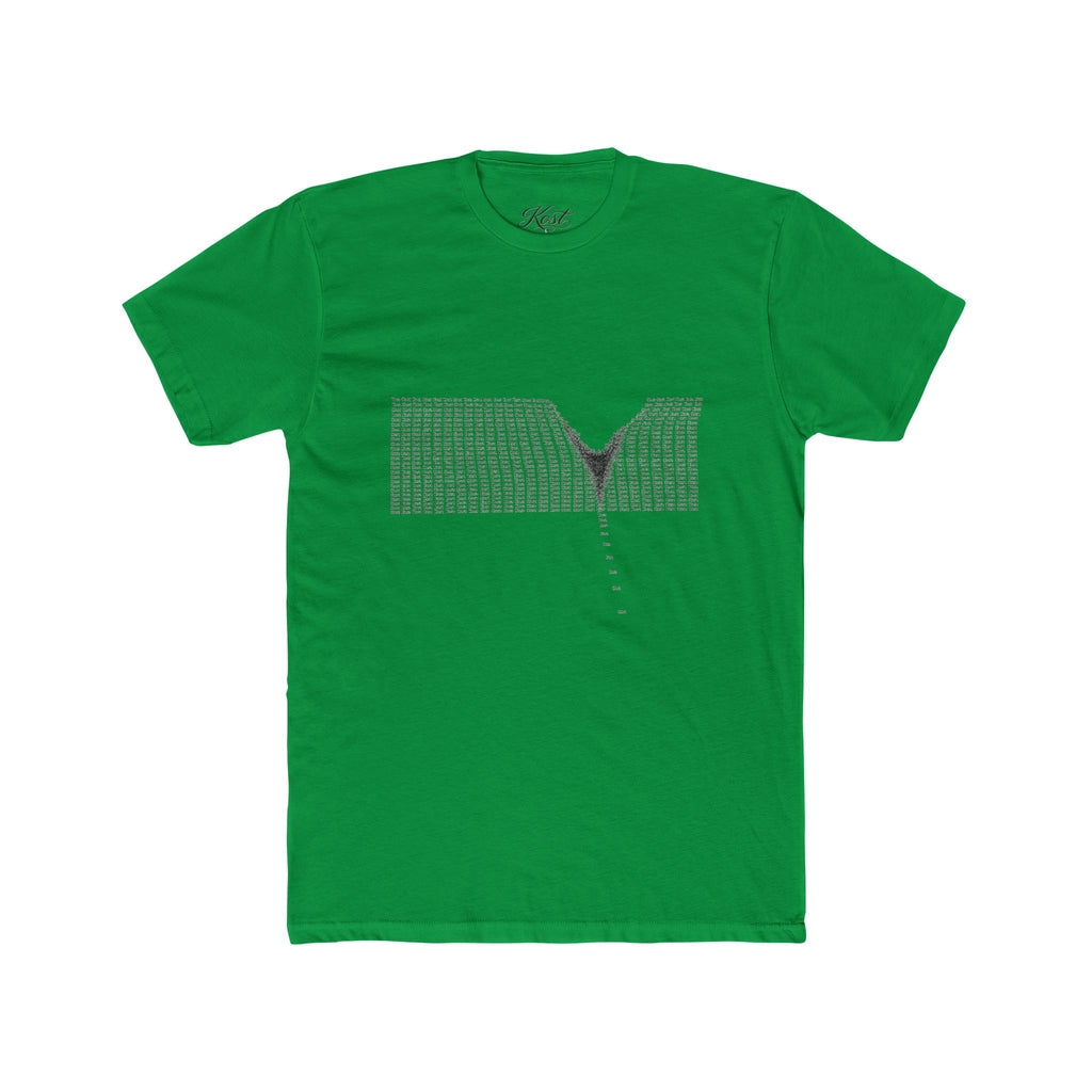 Minimalist V-Neck Optical Illusion T-Shirt
