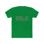 Minimalist V-Neck Optical Illusion T-Shirt