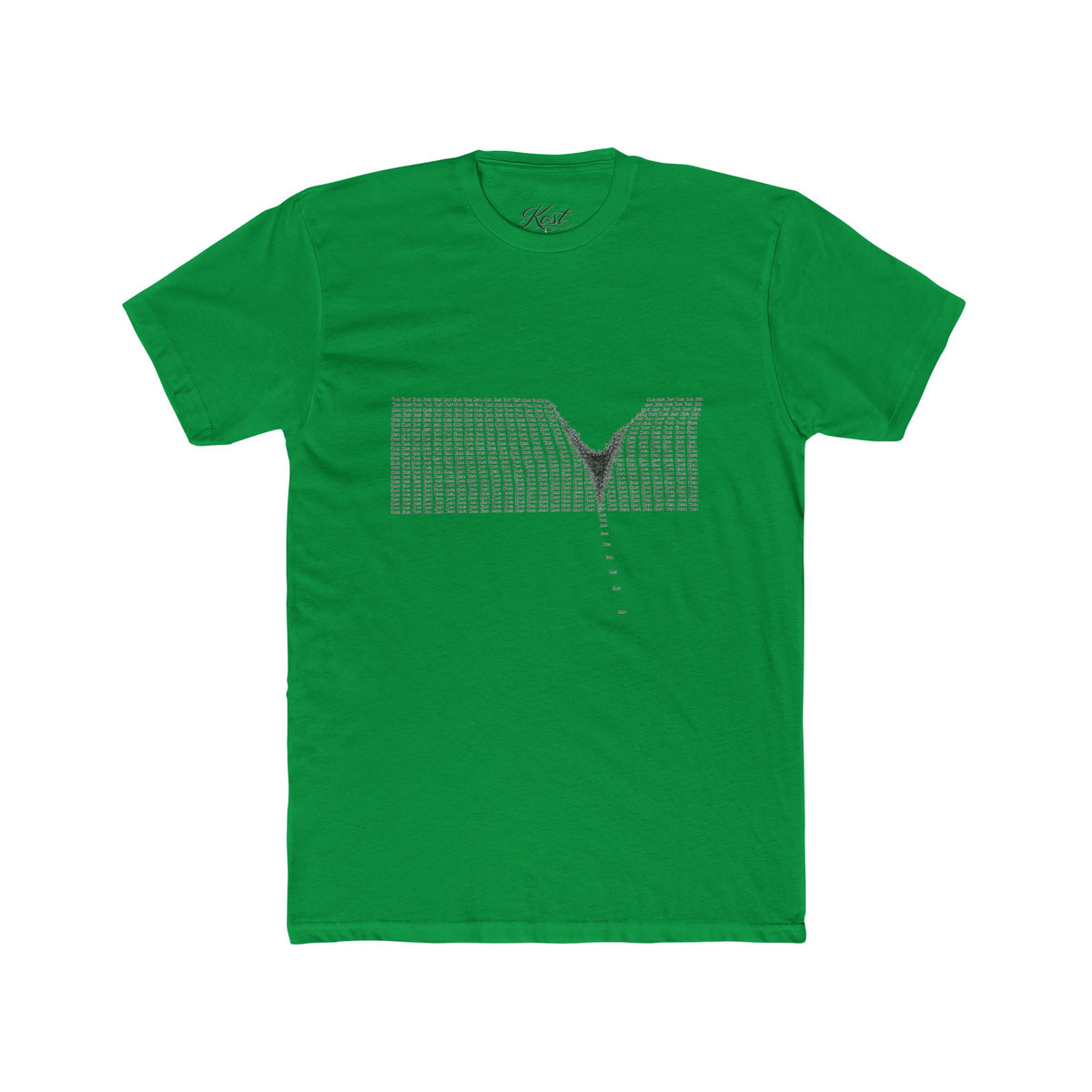 Minimalist V-Neck Optical Illusion T-Shirt