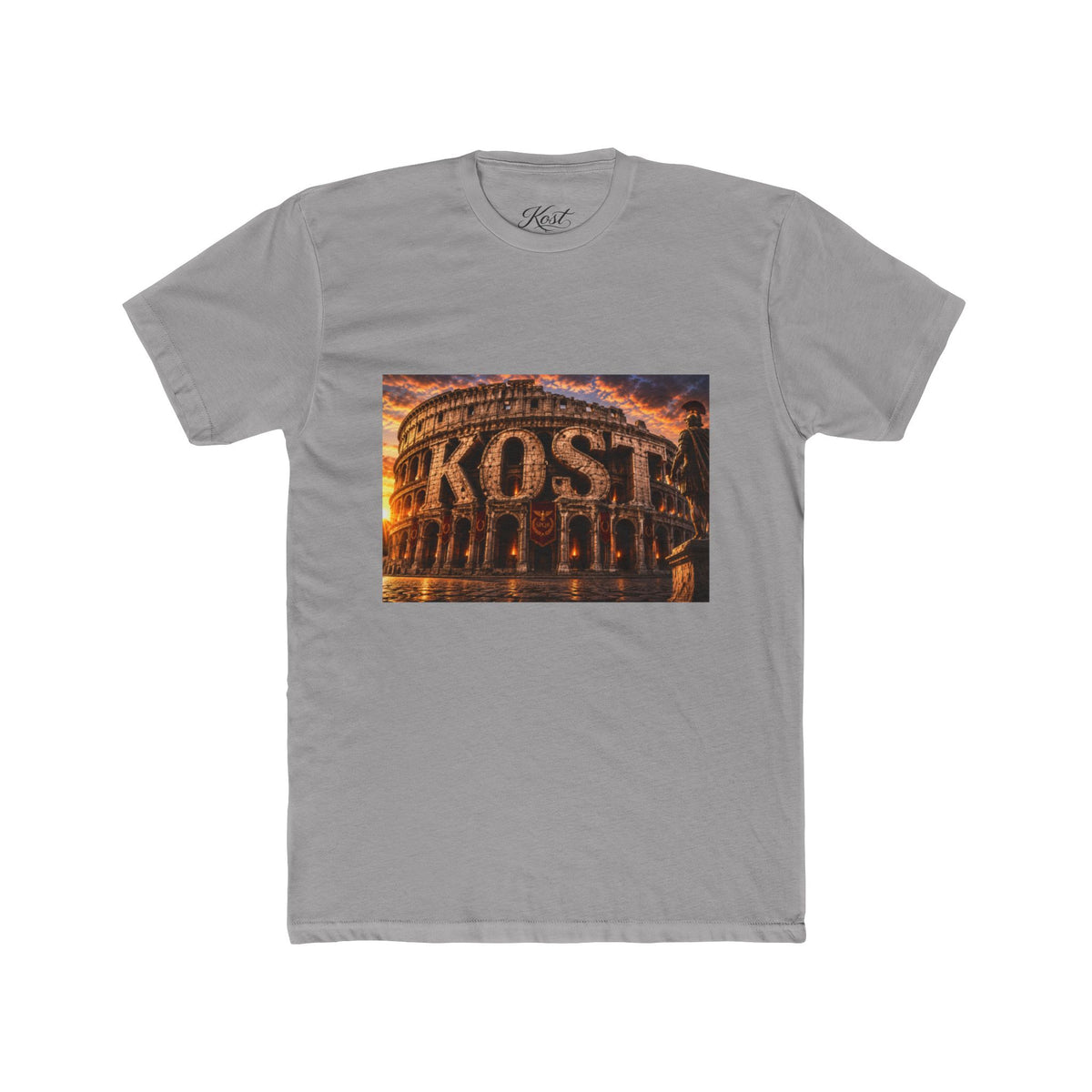KOST Coliseum Graphic Tee — Vintage Roman Architecture Sunset T-Shirt