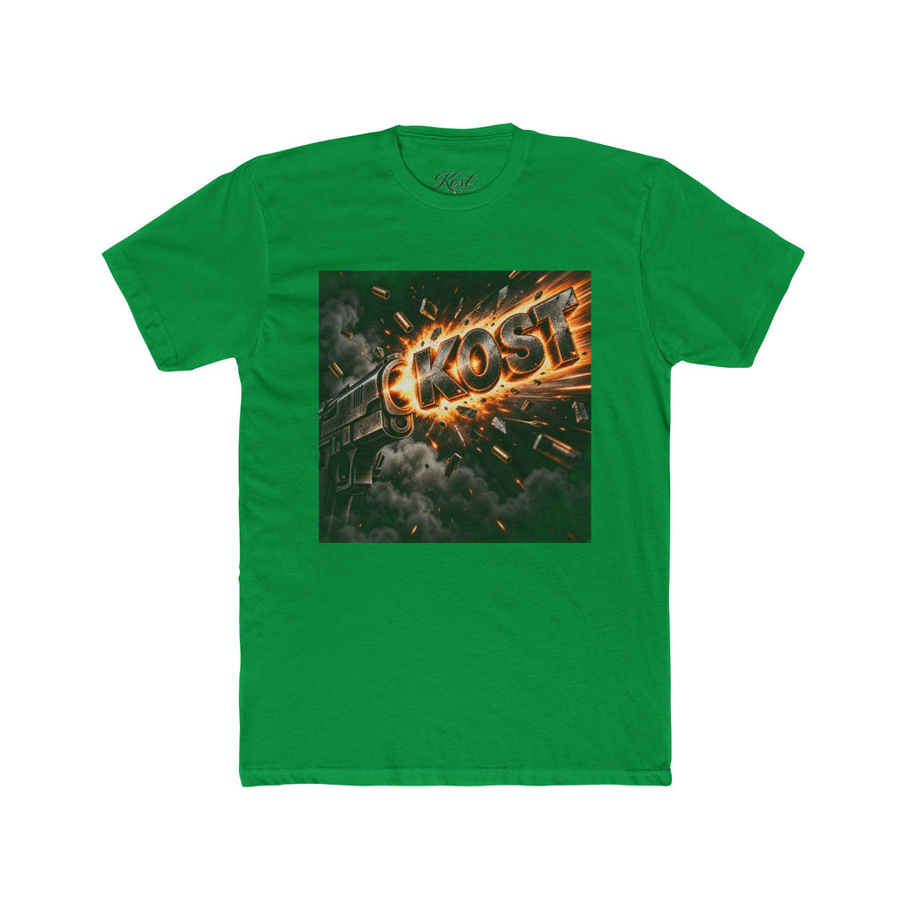 Meteor Fire Logo Tee — 'KOST' Explosive Graphic T-Shirt