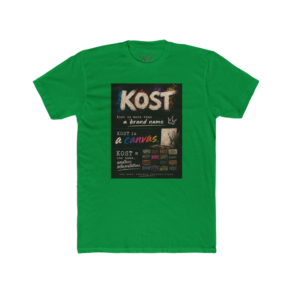 KOST Chalkboard Art T‑Shirt — Vintage Handwritten Graphic Tee