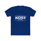 KOST Logo Crewneck T‑Shirt — Vintage Blue Brand Graphic Tee