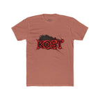 KOST Graphic T-Shirt – Distressed Red Logo Streetwear Tee