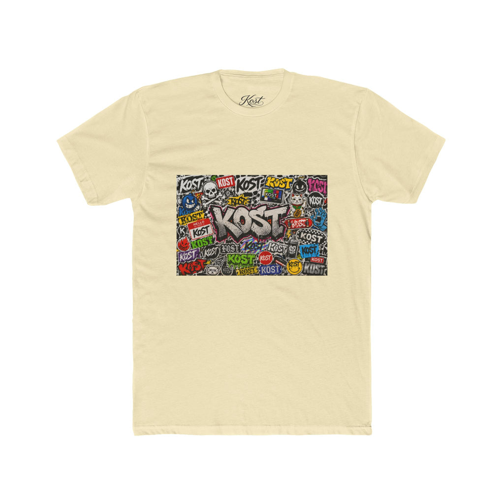 KOST Graffiti Logo Crew T‑Shirt — Urban Streetwear Graphic Tee