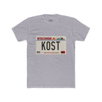 Wisconsin License Plate 'KOST' T‑Shirt — Retro America’s Dairyland Tee