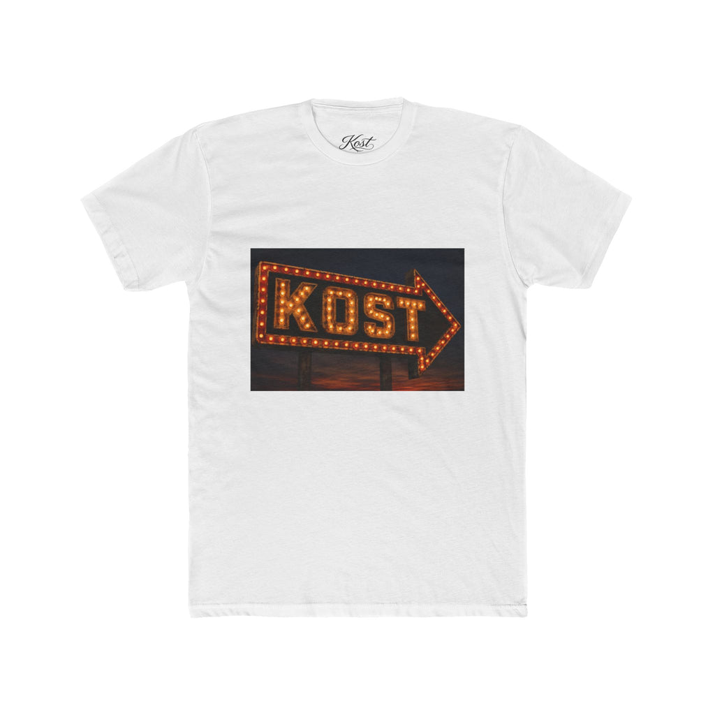 KOST Marquee Arrow Tee — Vintage Neon Sign Graphic T-Shirt