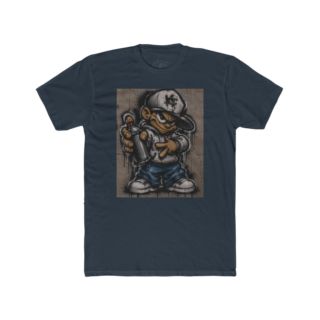 Graffiti Kid Tee — Urban Street Art Cartoon T-Shirt