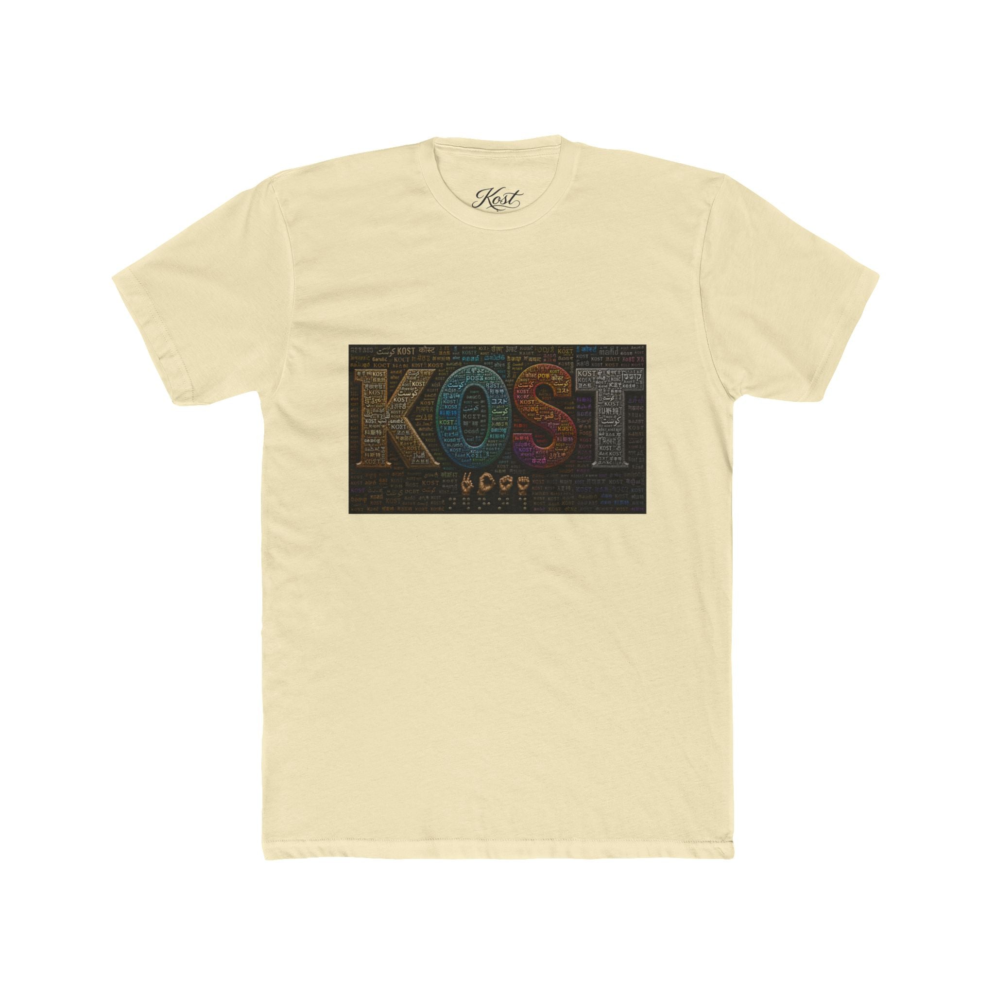 KOST Retro Block Logo Tee — Vintage-Style Graphic Cotton T-Shirt