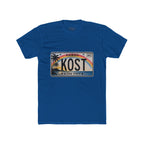 Hawaii License Plate Tee – KOST Aloha State Retro Palm Rainbow T-Shirt
