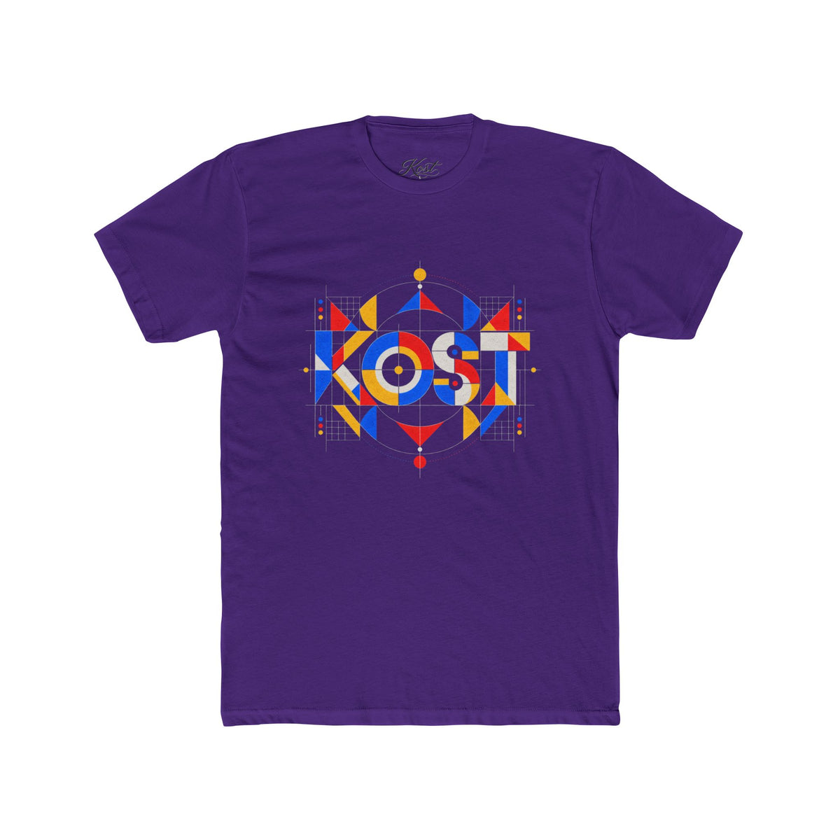 Lost Geometric Tee — Colorful Abstract Graphic T-Shirt