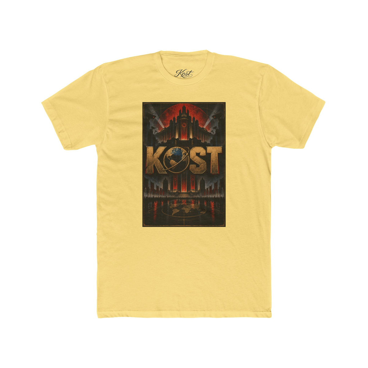 KOST Vintage Cityscape Tee — Retro Band Logo Graphic T-Shirt