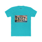 Hawaii License Plate Tee – KOST Aloha State Retro Palm Rainbow T-Shirt