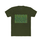 Abstract Mosaic Green Pattern T‑Shirt