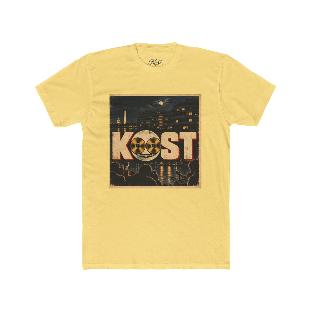 KOST Retro Cityscape T‑Shirt — Vintage Radio Logo Tee