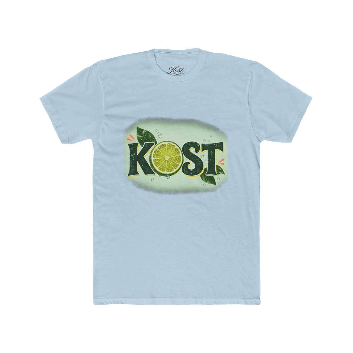 KOST Lime Graphic Cotton T-Shirt