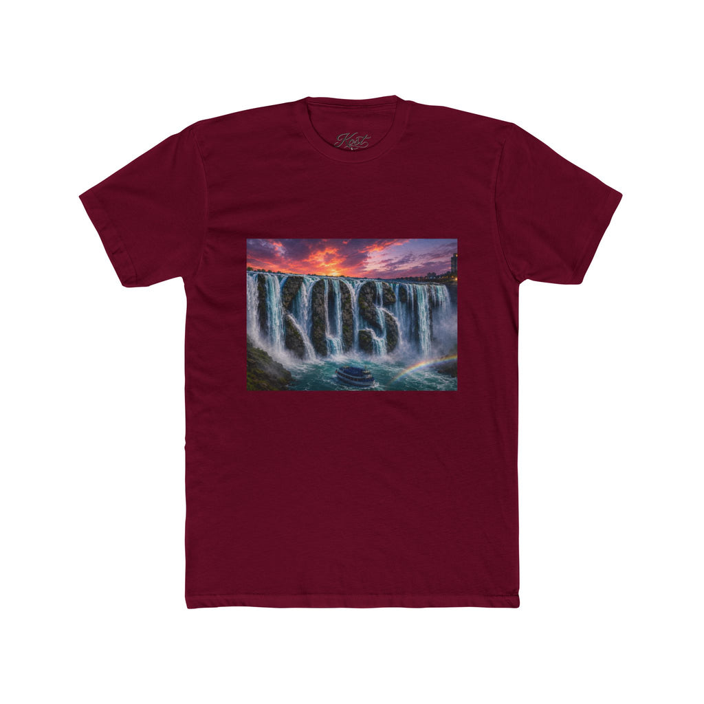 Cascade Logo T‑Shirt — 'KOST' Waterfall Graphic Tee