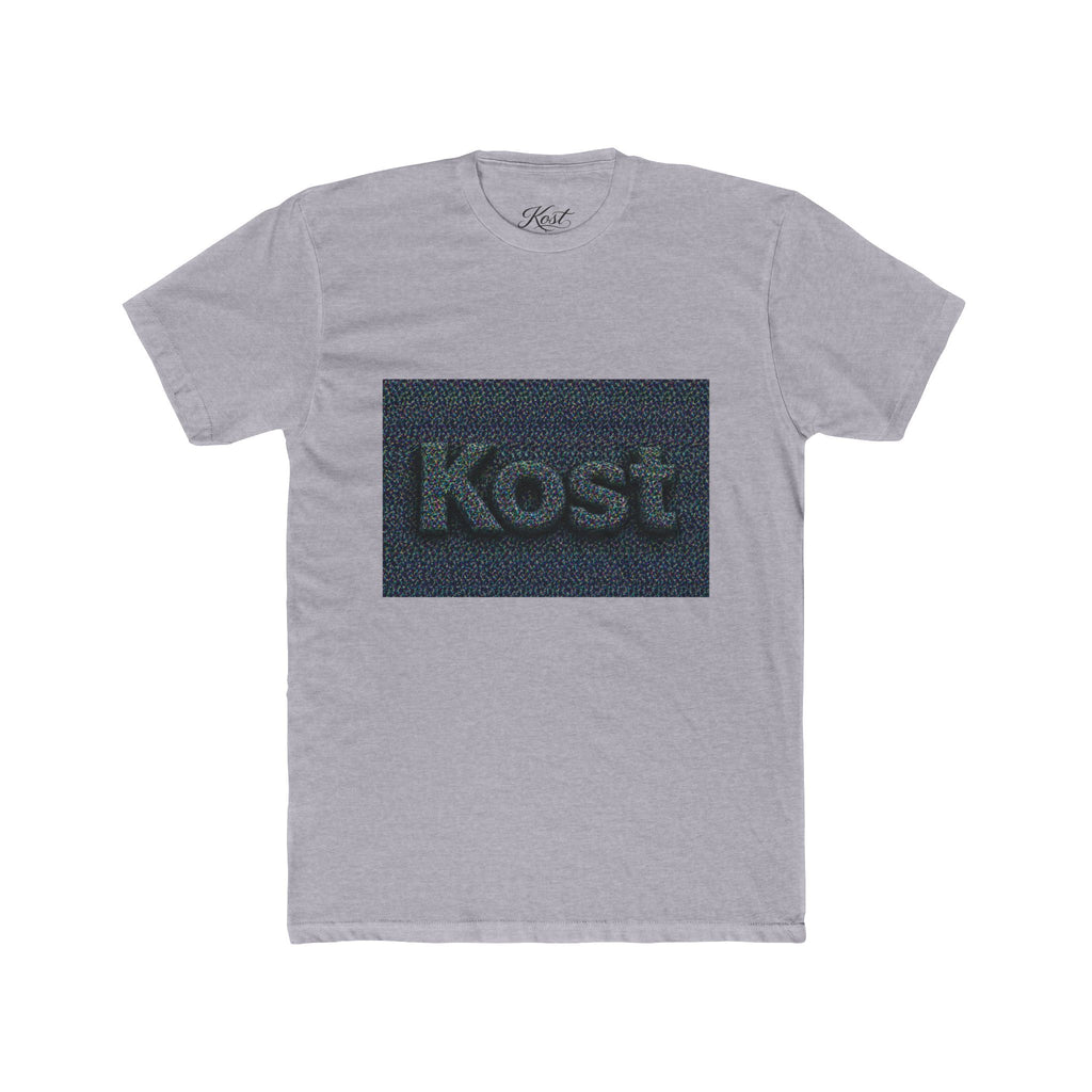 Kost Embroidered Logo Tee — Minimalist Cotton Crew T‑Shirt