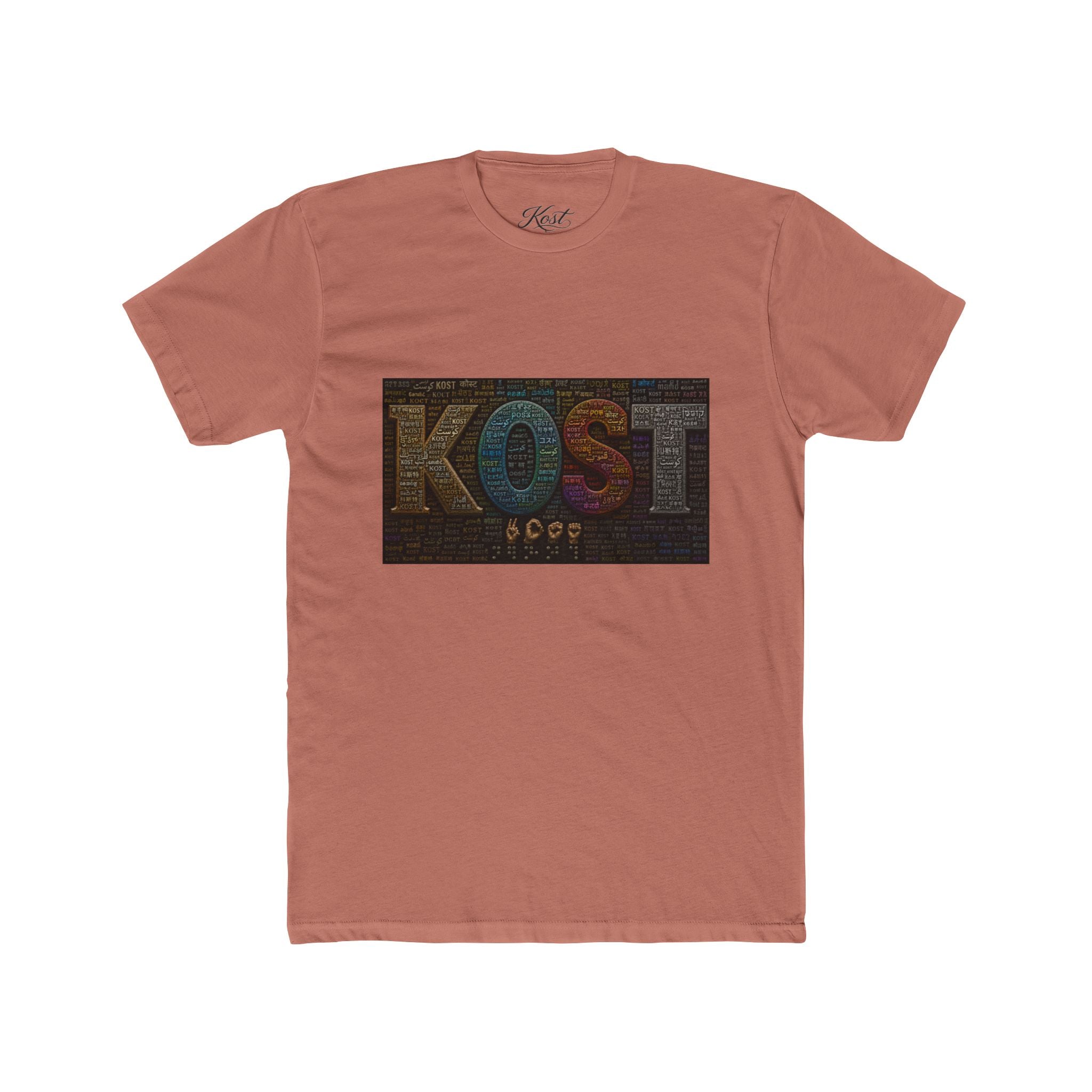 KOST Retro Block Logo Tee — Vintage-Style Graphic Cotton T-Shirt