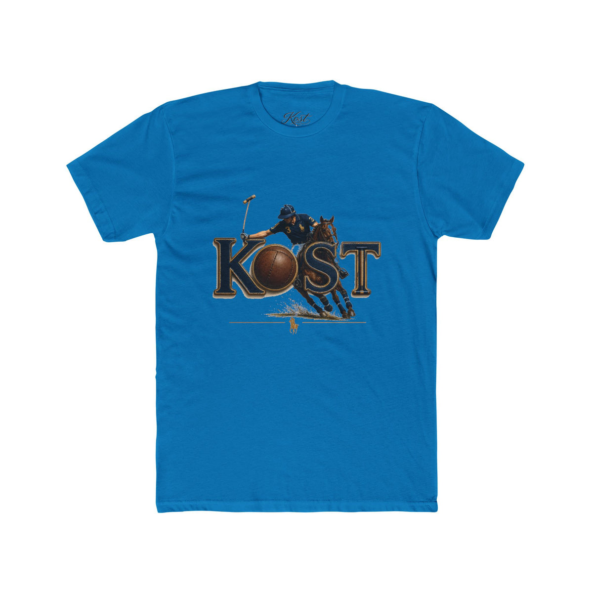 Polo Player 'KOST' Graphic Tee — Vintage Equestrian Polo Shirt