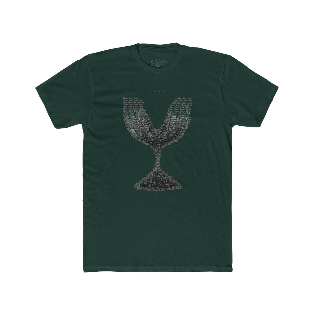 Vintage Wine Glass Graphic T-Shirt