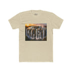 Coast Waterfall Graphic Tee — Scenic Sunset Nature T-Shirt