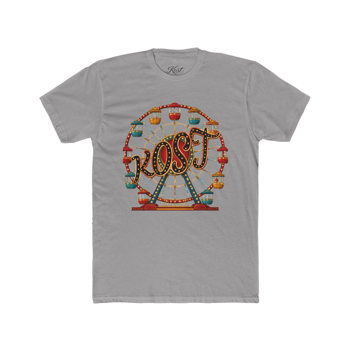 Vintage Ferris Wheel Amusement Park Cotton Tee