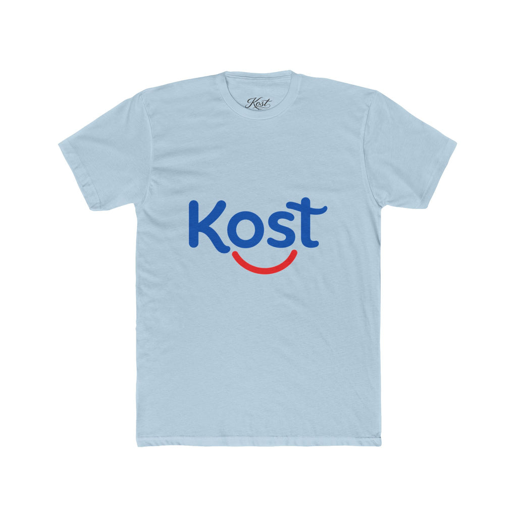 Kost Smile Logo Tee — Minimal Graphic Cotton Crew T-Shirt