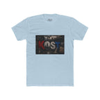 KOST Vintage Band Tee — Distressed Red, White & Blue Music Graphic