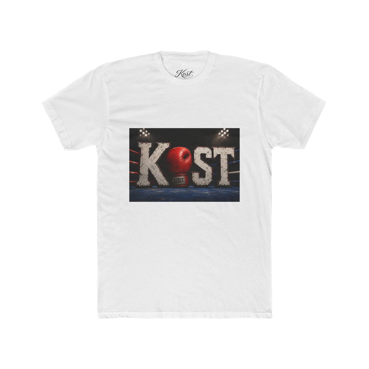 Boxing Ring 'KOST' Graphic Tee — Vintage Fight Night T-Shirt