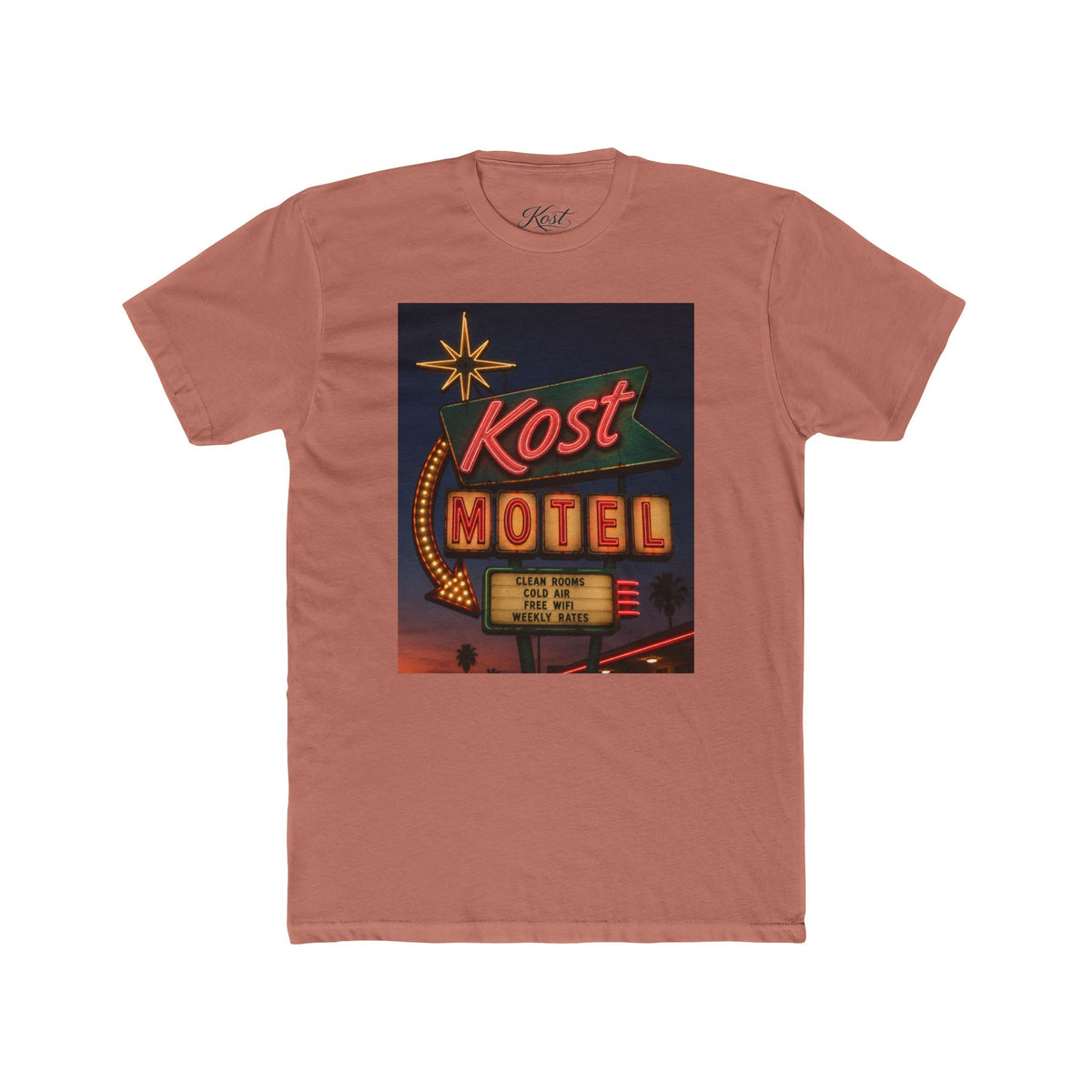 Kost Motel Vintage Roadside Sign Graphic T-Shirt