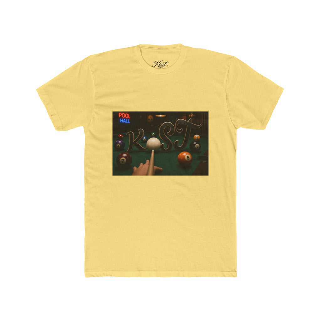 Pool Hall Vibes Tee — Retro Billiards Graphic T-Shirt