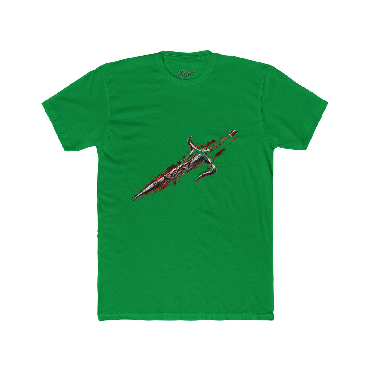 Vintage Sword Graphic Cotton T-Shirt