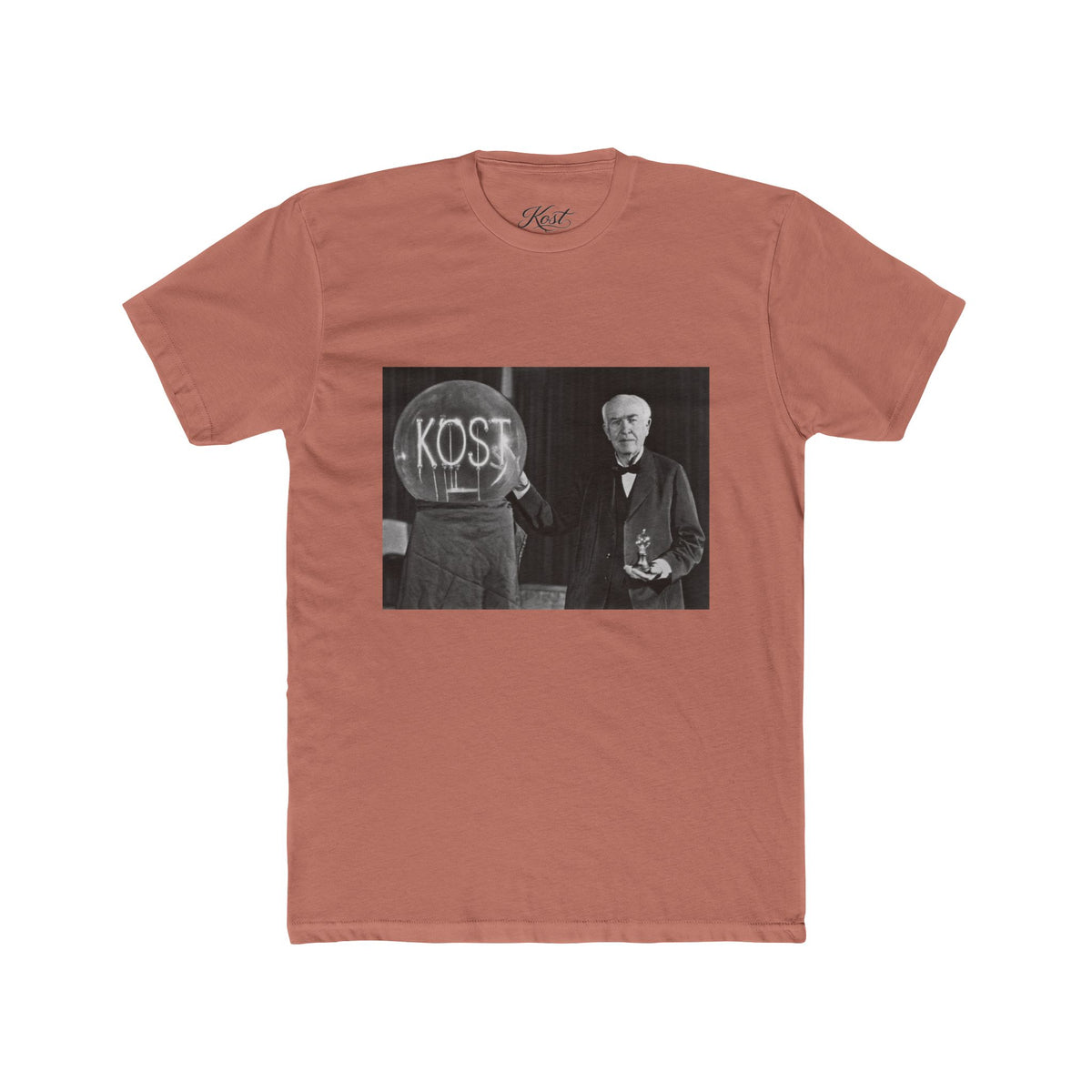Vintage Scientist Photo Tee — KOSF Bubble Tube Graphic