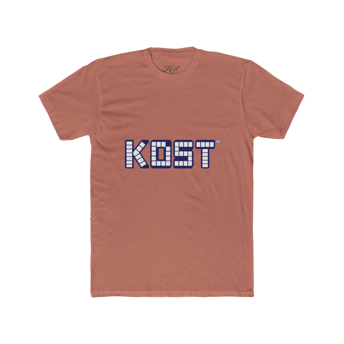 KOST® Retro Grid Logo Tee - Graphic Cotton T-Shirt