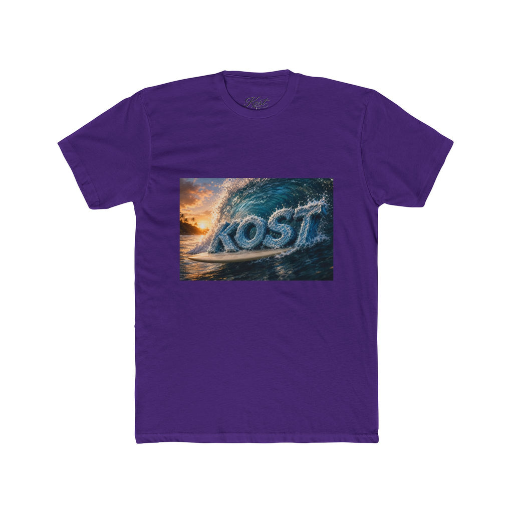 Kost Ocean Wave Graphic Tee — Sunset Surf Crew Shirt