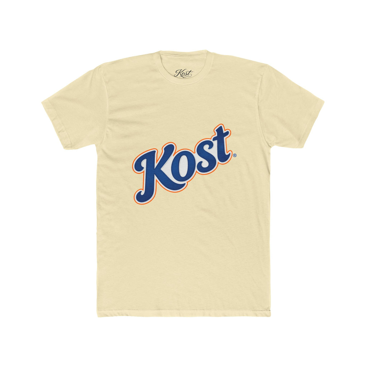 Kost Script Logo Tee — Retro Athletic Graphic T-Shirt