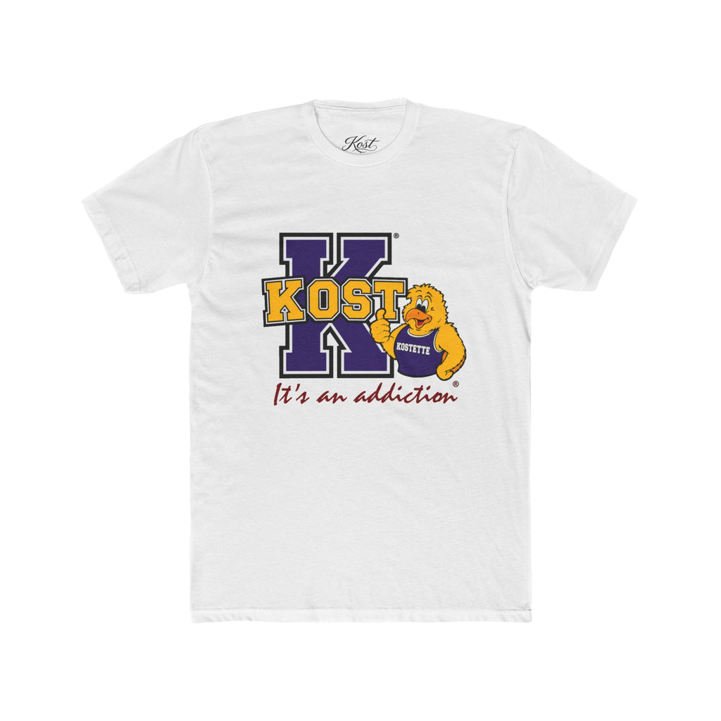 Kost University Bear Crew Tee — "It’s an Addiction" College Spirit T-Shirt