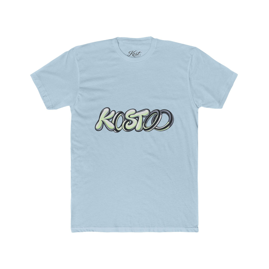 Graphic Tee — 'KOSTOD' Retro Bubble Letter Shirt
