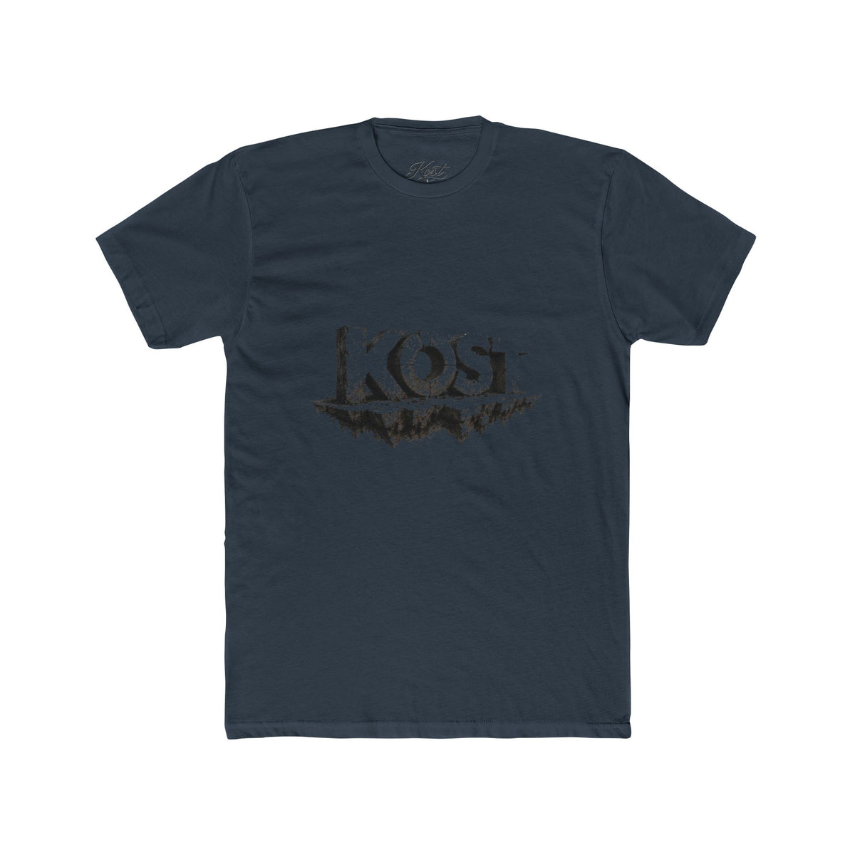 Kost Logo Tee — Grunge Black Graphic Cotton T-Shirt