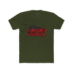 KOST Graphic T-Shirt – Distressed Red Logo Streetwear Tee