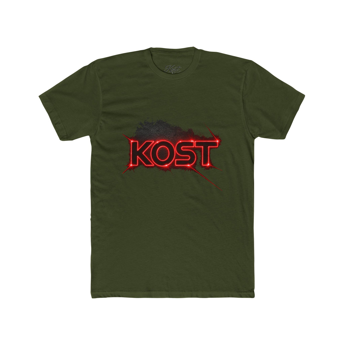 KOST Graphic T-Shirt – Distressed Red Logo Streetwear Tee