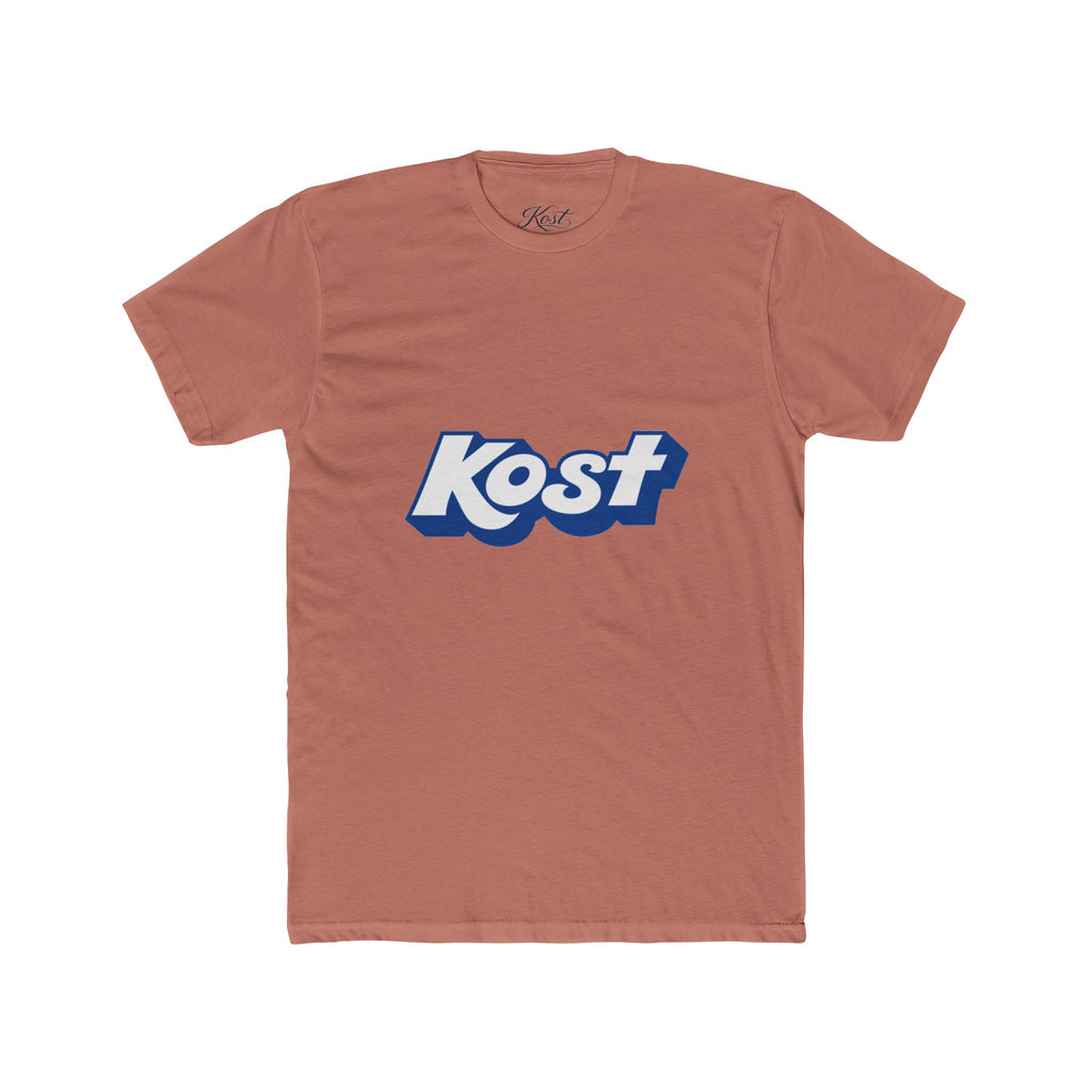 Kost Retro Logo Tee — Vintage Blue Graphic T-Shirt