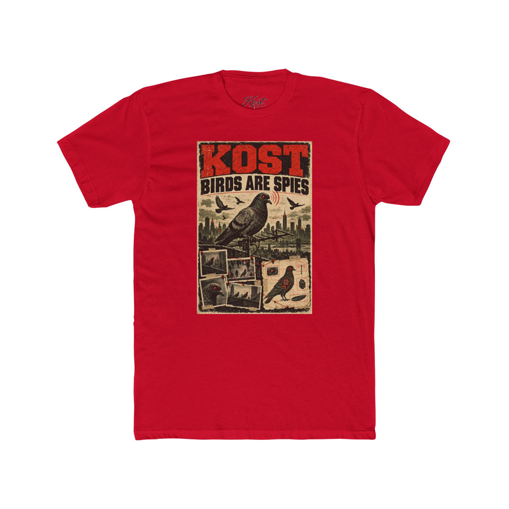 T-Shirt — KOST “Birds Are Spies” Vintage Propaganda Graphic Tee