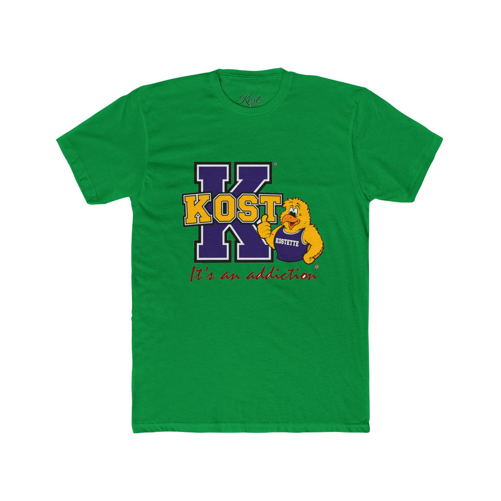 Kost University Bear Crew Tee — "It’s an Addiction" College Spirit T-Shirt