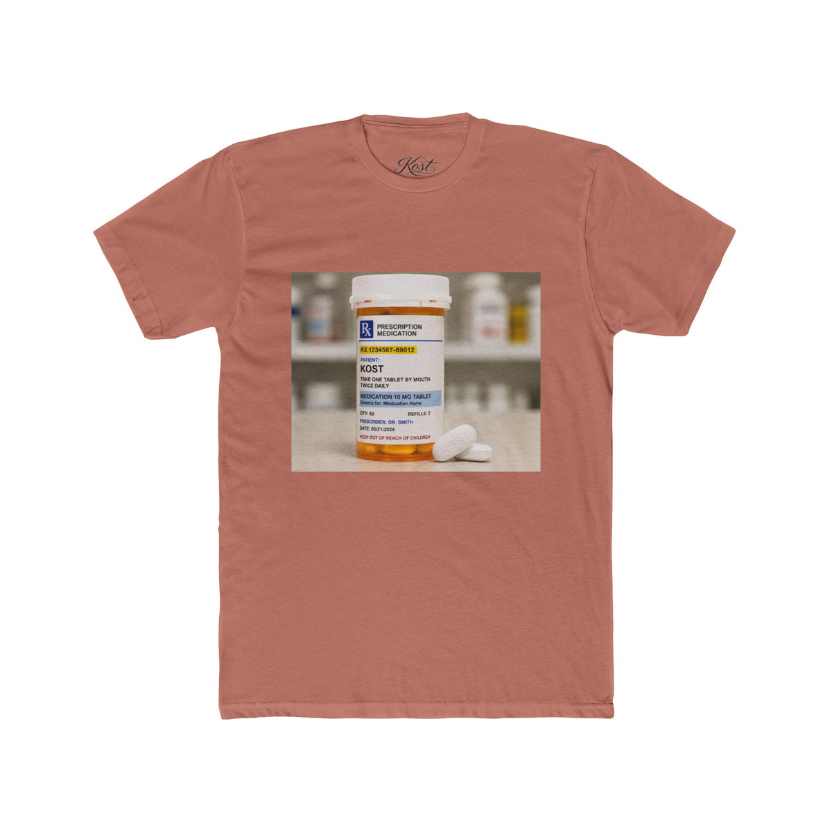 Prescription Bottle Graphic T-Shirt