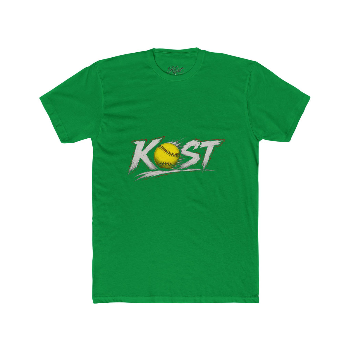 Softball 'KAST' Graphic Tee — Retro Distressed Softball Design
