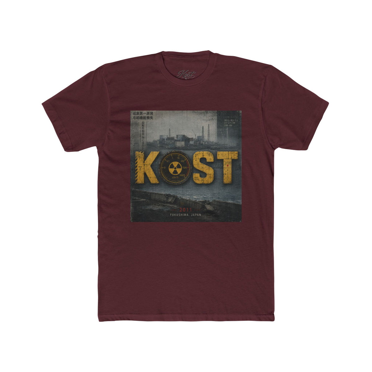 KOST Nuclear Fallout Graphic Tee — Vintage Industrial Cityscape T-Shirt