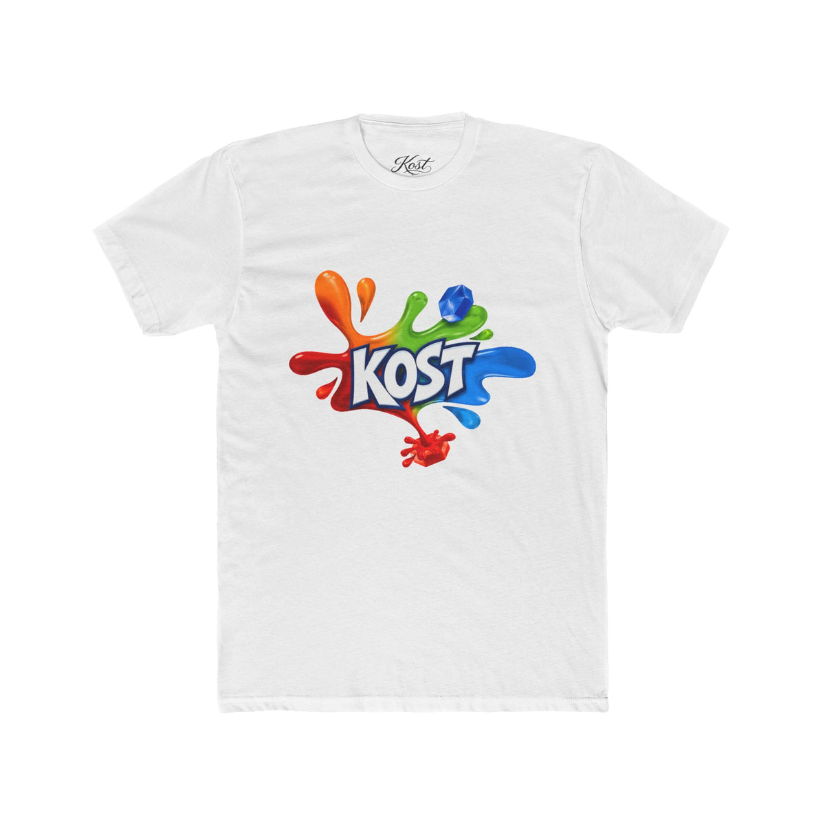 KOST Color Splash Tee — Vibrant Graphic Crewneck