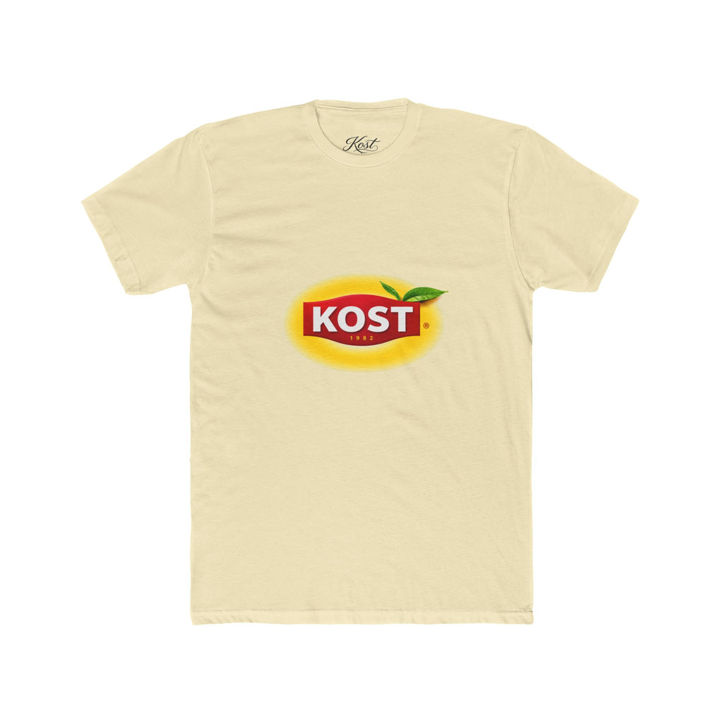 KOST Mango Logo Tee — Retro Fruit Brand Graphic T-Shirt